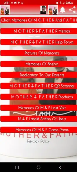 Play Memories Of Mother And Father  and enjoy Memories Of Mother And Father with UptoPlay