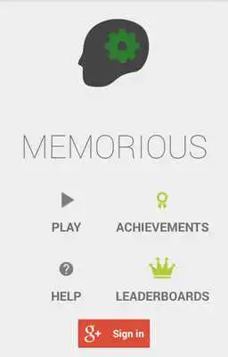 Play Memorious - Memory Brain Game