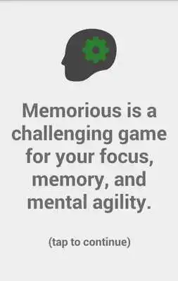 Play Memorious - Memory Brain Game