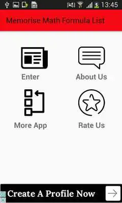 Play Memorise Math Formula List