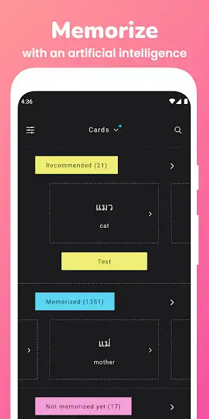 Play Memorize: Learn Thai Words with Flashcards  and enjoy Memorize: Learn Thai Words with Flashcards with UptoPlay