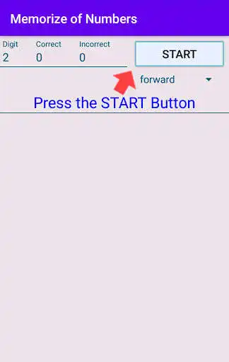 Play Memorize of numbers as an online game Memorize of numbers with UptoPlay