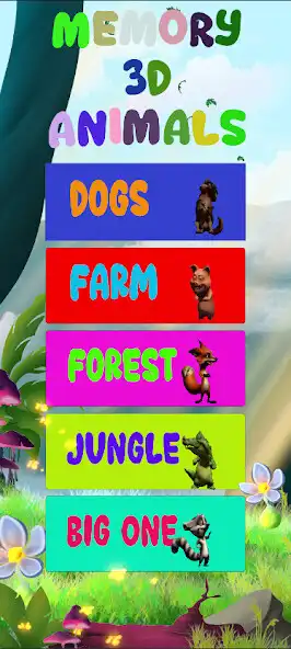 Play Memory 3D Animals  and enjoy Memory 3D Animals with UptoPlay