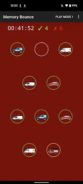 Play Memory Bounce as an online game Memory Bounce with UptoPlay