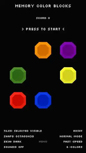 Play Memory Color Blocks as an online game Memory Color Blocks with UptoPlay