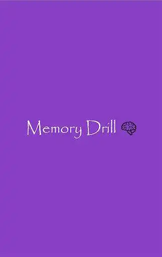 Play MemoryDrill