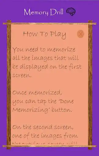 Play MemoryDrill