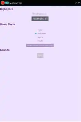 Play Memory fruit