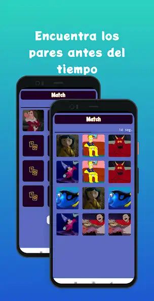 Play Memory Game Cartoons as an online game Memory Game Cartoons with UptoPlay