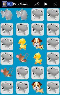 Play Memory Game for Kids:Animals