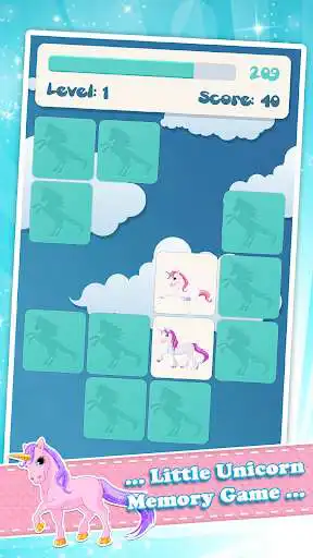 Play Memory game for kids: Unicorns  and enjoy Memory game for kids: Unicorns with UptoPlay