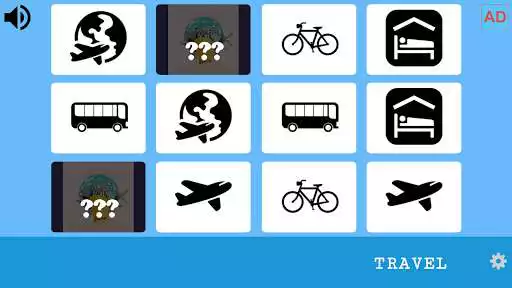 Play Memory Game - Travel as an online game Memory Game - Travel with UptoPlay
