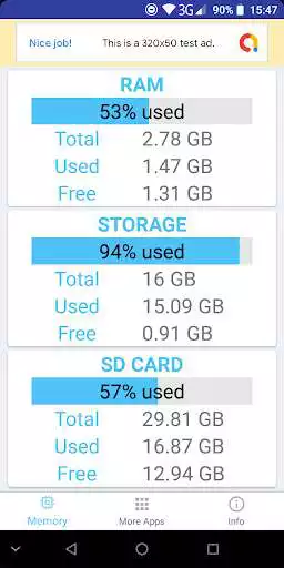 Play Memory Info