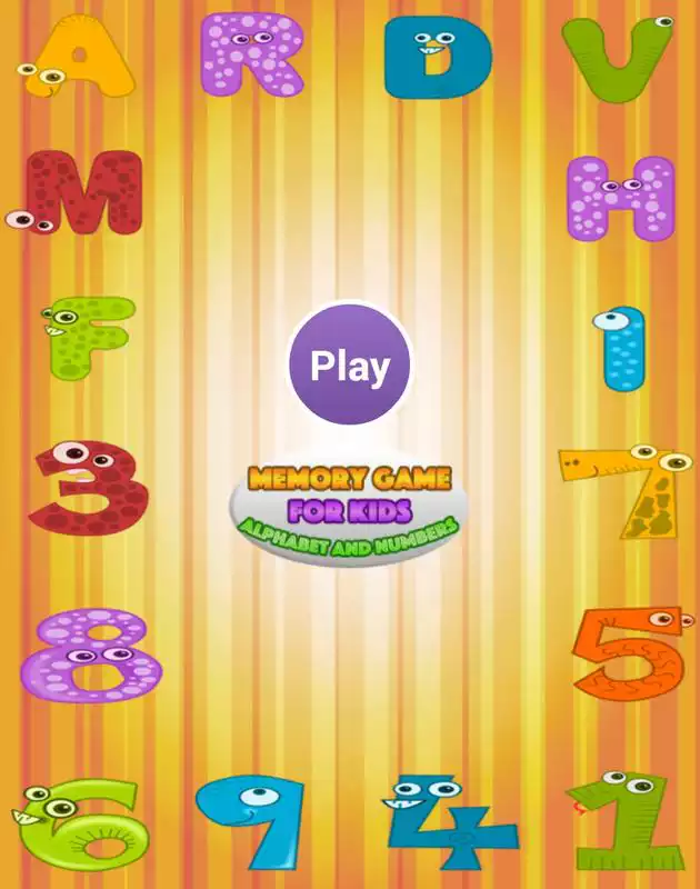 Play Memory Kids Alphabet  Numbers