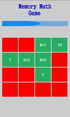 Play Memory Math Game