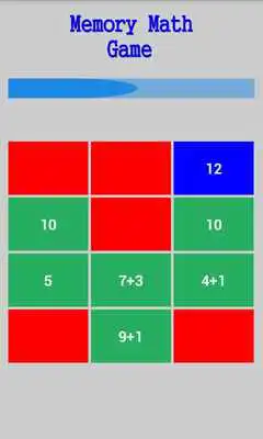 Play Memory Math Game