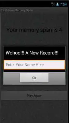Play Memory Tester