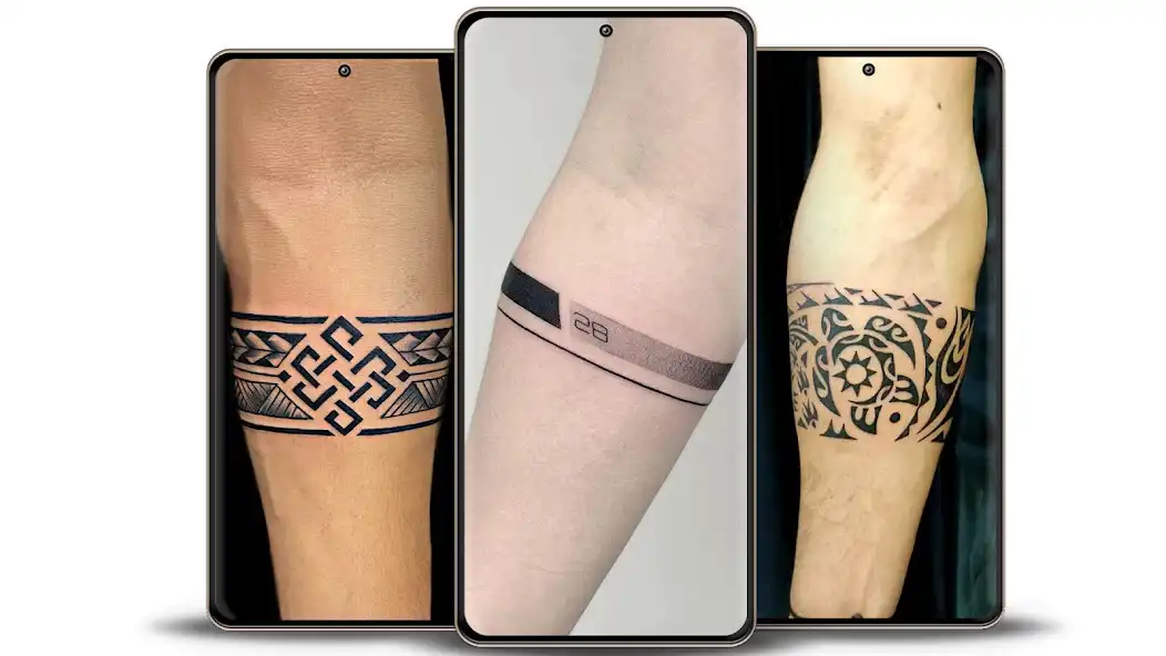 Play Men Armband Tattoo Designs  and enjoy Men Armband Tattoo Designs with UptoPlay