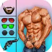 Free play online Men Body Builder Photo Editor : SixPack tattoo App APK