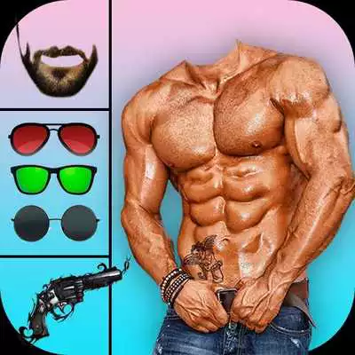 Play Men Body Builder Photo Editor : SixPack tattoo App