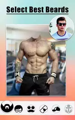 Play Men Body Builder Photo Editor : SixPack tattoo App