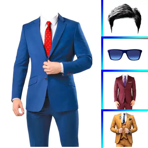 Play Men casual suit photo editor APK