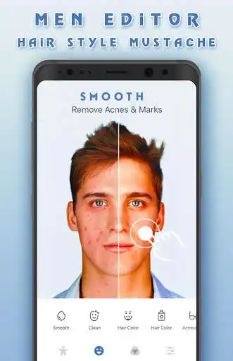 Play Men Editor - Hair Styles, Mustache  and enjoy Men Editor - Hair Styles, Mustache with UptoPlay