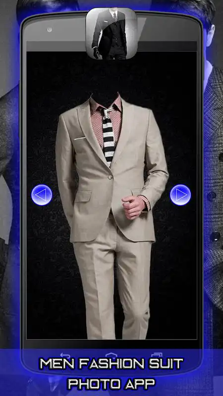 Play Men Fashion Suit Photo App