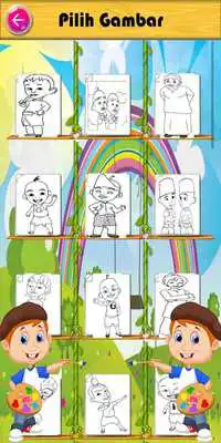 Play Menggambar Upinipin