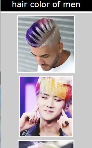 Play Men Hair Colors as an online game Men Hair Colors with UptoPlay
