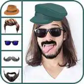 Free play online Men Hairstyle,Mustache,Beard,Glass Photo Editor APK