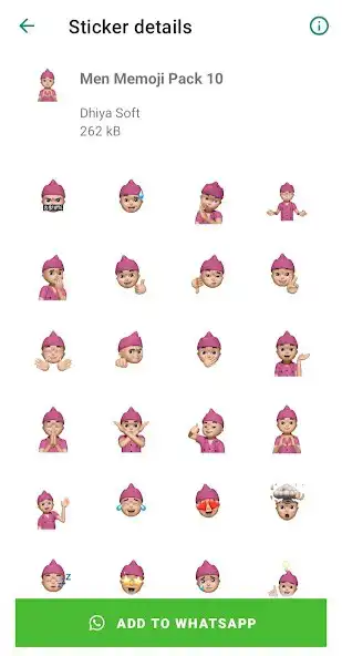 Play Men Memoji Stickers for WA as an online game Men Memoji Stickers for WA with UptoPlay