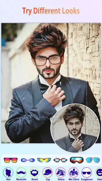 Play Men Photo Editor - HairStyles,Moustache,Sunglasses  and enjoy Men Photo Editor - HairStyles,Moustache,Sunglasses with UptoPlay