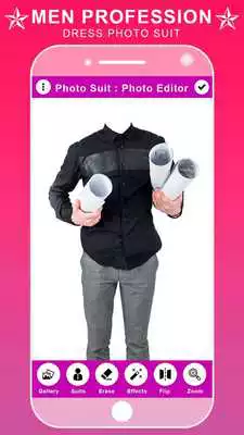 Play Men Profession Suit : Man Photo Editor