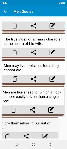 Play Men Quotes App as an online game Men Quotes App with UptoPlay