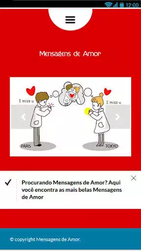 Play Mensagens de Amor  and enjoy Mensagens de Amor with UptoPlay