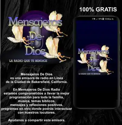 Play Mensajeros De Dios Radio  and enjoy Mensajeros De Dios Radio with UptoPlay
