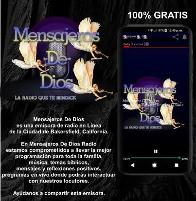 Play Mensajeros De Dios Radio as an online game Mensajeros De Dios Radio with UptoPlay