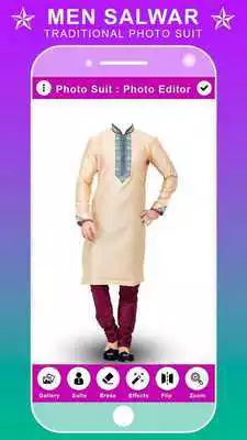 Play Men Salwar Suit Man Traditional Dress Photo Editor