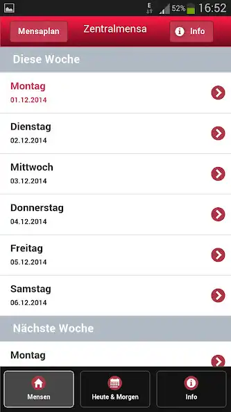 Play Mensa Menu Göttingen  and enjoy Mensa Menu Göttingen with UptoPlay
