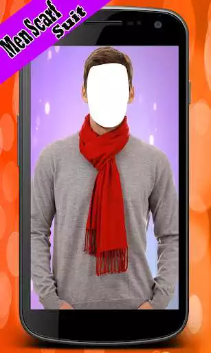 Play Men Scarf Photo Suit as an online game Men Scarf Photo Suit with UptoPlay