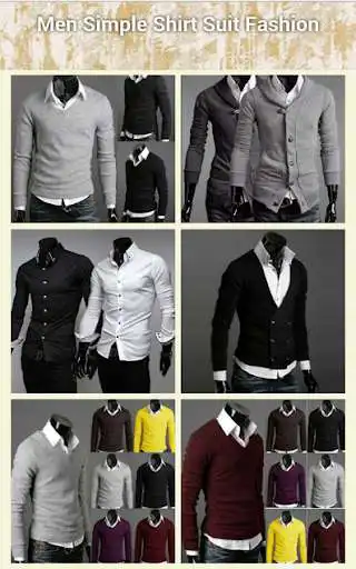 Play Men Simple Shirt Suit Fashion