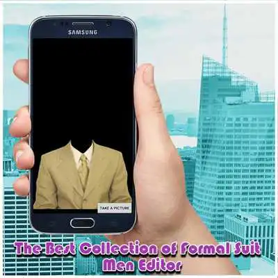 Play Men Suit Photo Frames Maker