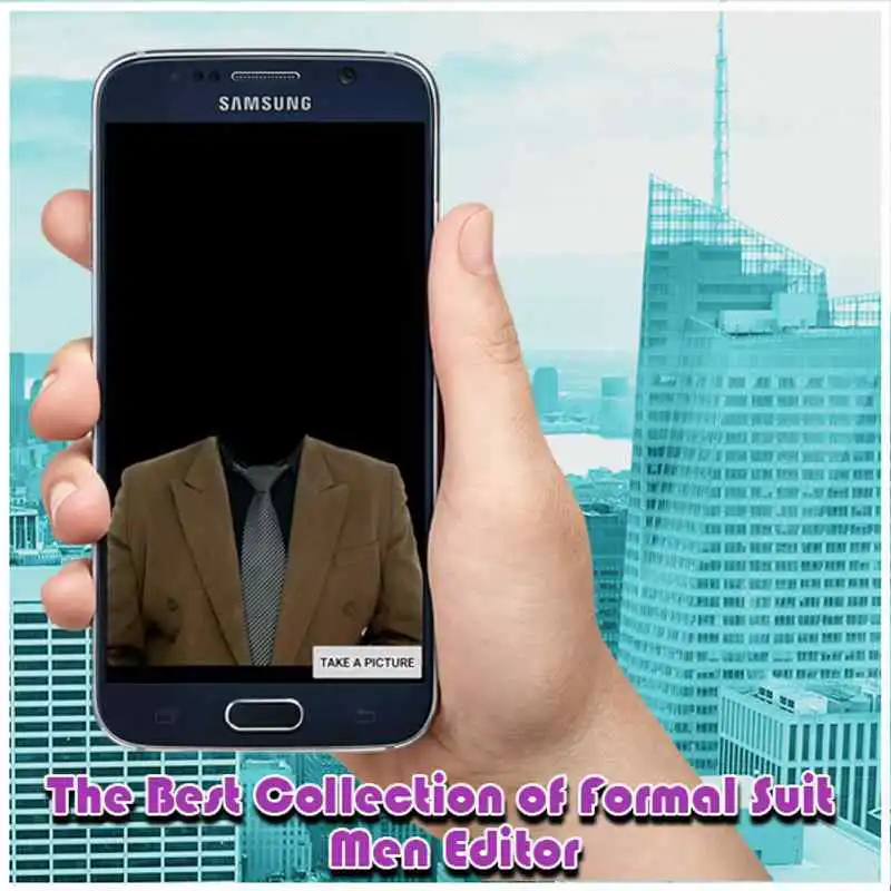 Play Men Suit Photo Frames Maker