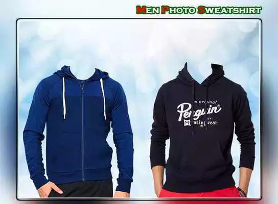 Play Men Sweatshirt Photo Montage