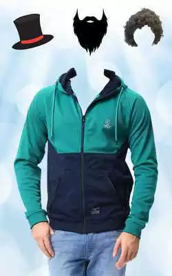 Play Men Sweatshirt Photo Montage