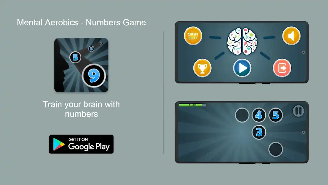 Play Mental Aerobics - Numbers Game  and enjoy Mental Aerobics - Numbers Game with UptoPlay