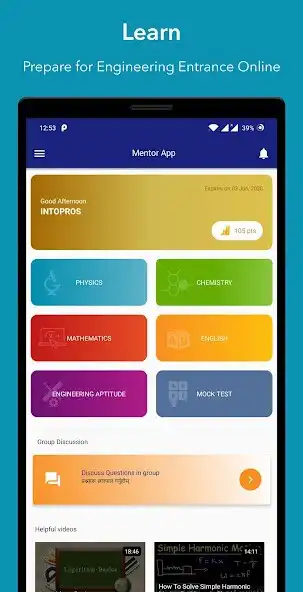 Play Mentor App - Engineering Entrance Preparation  and enjoy Mentor App - Engineering Entrance Preparation with UptoPlay