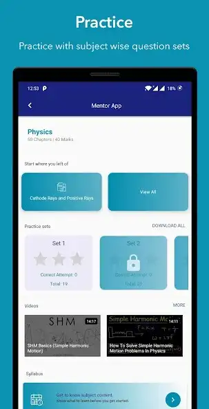 Play Mentor App - Engineering Entrance Preparation as an online game Mentor App - Engineering Entrance Preparation with UptoPlay