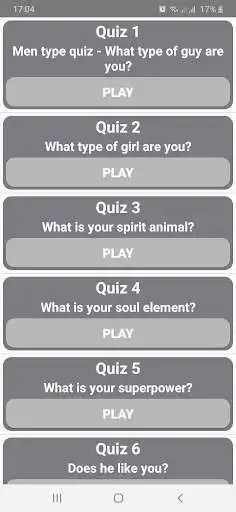 Play Men Type Quiz - Personality Quiz as an online game Men Type Quiz - Personality Quiz with UptoPlay